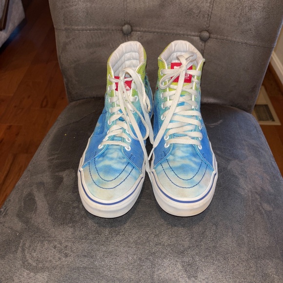 Vans SpongeBob Square-Pants  Hi Imagination Rainbow Hi Top Sneakers M 8 W 9.5 - Picture 2 of 5